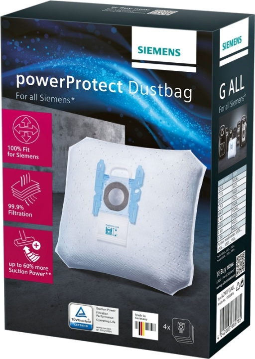 Siemens Vacuum Cleaner Bag Siemens Type G in the group HOME, HOUSEHOLD & GARDEN / Cleaning products / Vacuum cleaners & Accessories / Accessories / Vacuum bags at TP E-commerce Nordic AB (38-63566)