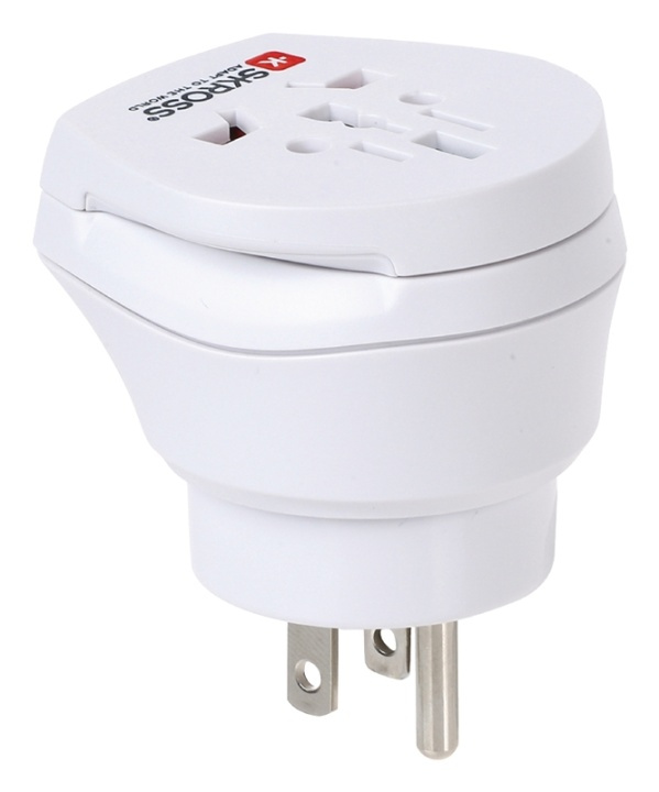 Travel Adapter Combo - World-to-USA Earthed in the group HOME, HOUSEHOLD & GARDEN / Electricity & Lighting / Travel adapters at TP E-commerce Nordic AB (38-63581)