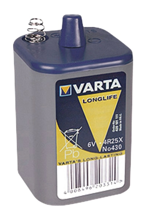 Varta Zinc-Chloride Battery | 6 V | 7500 mAh | 1-Pack in the group HOME ELECTRONICS / Batteries & Chargers / Batteries / Other at TP E-commerce Nordic AB (38-64001)