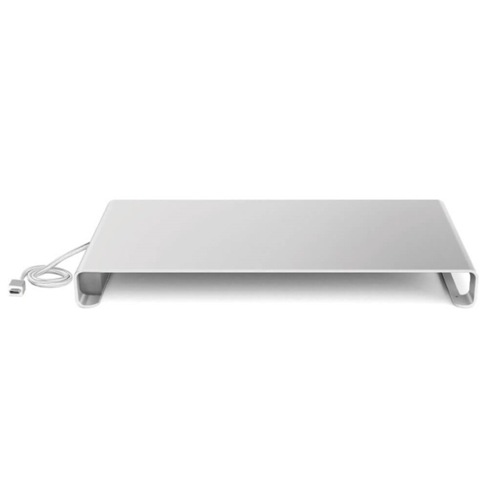 Desire2 Monitorställ Riser Universal 3x USB-A, 1x Type-C, Silver in the group COMPUTERS & PERIPHERALS / Laptops & accessories / Other at TP E-commerce Nordic AB (38-64077)