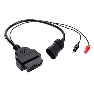 Adapter OBD2 - 3-pin Fiat in the group CAR / Diagnostic tool / Cables and accessories at TP E-commerce Nordic AB (38-6429)