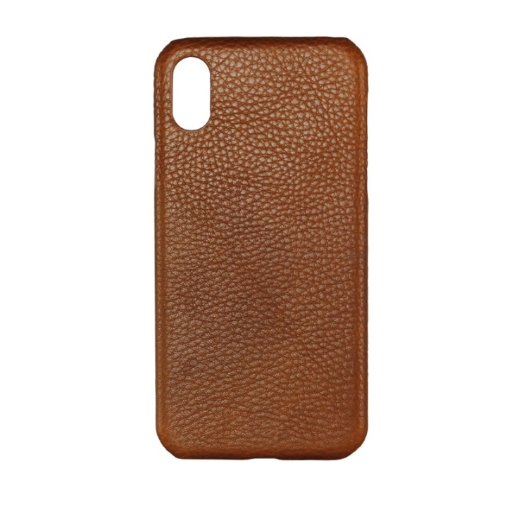 Onsala Leather Brown iPhoneX in the group SMARTPHONE & TABLETS / Phone cases / Apple / iPhone X/XS / Cases at TP E-commerce Nordic AB (38-64317)
