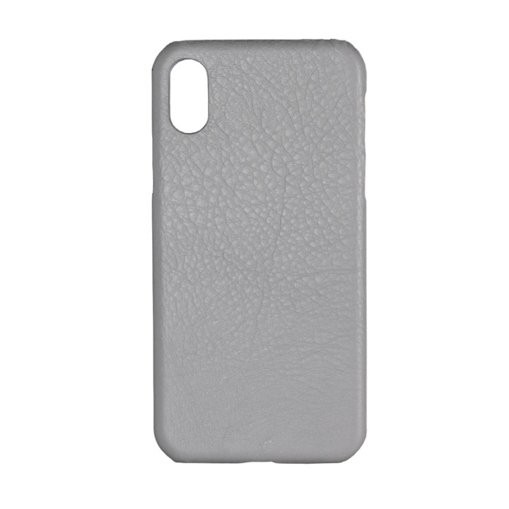 ONSALA Leather Grey iPhoneX in the group SMARTPHONE & TABLETS / Phone cases / Apple / iPhone X/XS / Cases at TP E-commerce Nordic AB (38-64321)