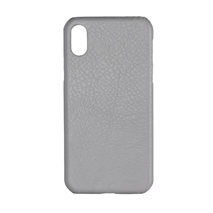Onsala Leather Grey iPhoneX in the group SMARTPHONE & TABLETS / Phone cases / Apple / iPhone X/XS / Cases at TP E-commerce Nordic AB (38-64321)