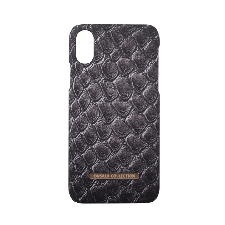 Onsala Soft Black Cobra iPhoneX in the group SMARTPHONE & TABLETS / Phone cases / Apple / iPhone X/XS / Cases at TP E-commerce Nordic AB (38-64365)