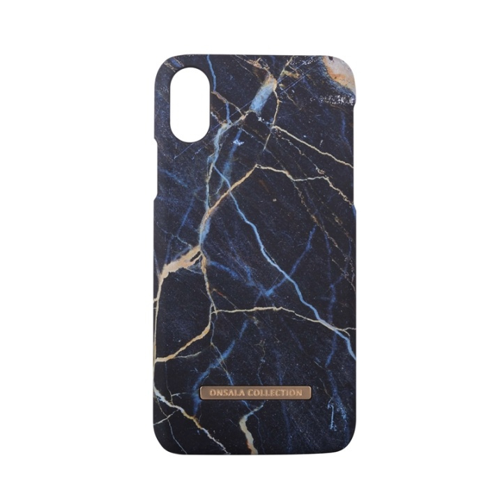 ONSALA Soft Black Galaxy Marble iPhoneX/Xs in the group SMARTPHONE & TABLETS / Phone cases / Apple / iPhone X/XS / Cases at TP E-commerce Nordic AB (38-64367)