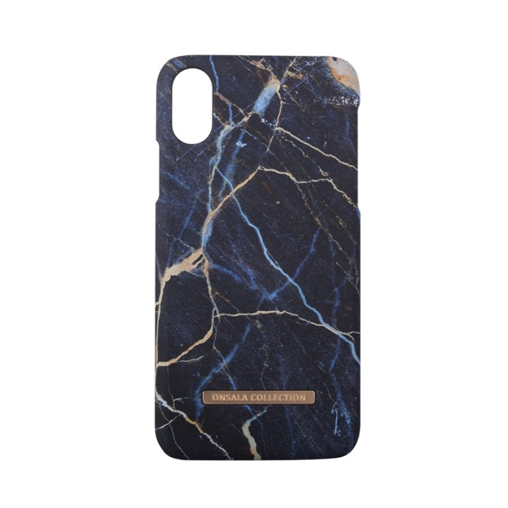 Onsala Soft Black Galaxy Marble iPhoneX/Xs in the group SMARTPHONE & TABLETS / Phone cases / Apple / iPhone X/XS / Cases at TP E-commerce Nordic AB (38-64367)