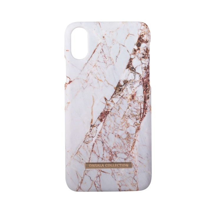 ONSALA Soft White Rhino Marble iPhoneX/Xs in the group SMARTPHONE & TABLETS / Phone cases / Apple / iPhone X/XS / Cases at TP E-commerce Nordic AB (38-64373)