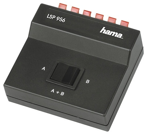 Hama Speaker Switch LSP956 in the group HOME ELECTRONICS / Audio & Picture / Speakers & accessories / Accessories at TP E-commerce Nordic AB (38-64526)