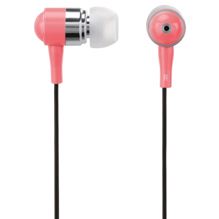 HAMA Hörlur Shiny In-Ear Mic Silver Rosa in the group HOME ELECTRONICS / Audio & Picture / Headphones & Accessories / Headphones at TP E-commerce Nordic AB (38-64548)