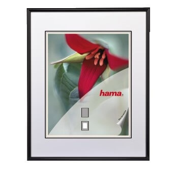 HAMA Sevilla Plastic Frame, black, 24 x 30 cm in the group HOME, HOUSEHOLD & GARDEN / Interior / Picture frames at TP E-commerce Nordic AB (38-64706)