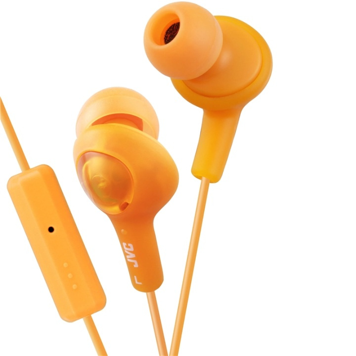 JVC Hörlur FR6 Gumy Plus Mic Orange in the group HOME ELECTRONICS / Audio & Picture / Headphones & Accessories / Headphones at TP E-commerce Nordic AB (38-64876)