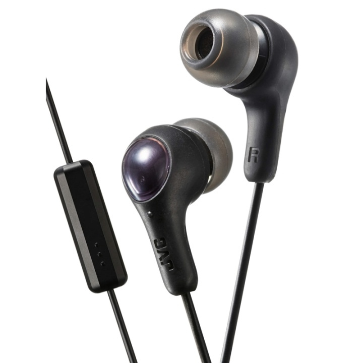 JVC Headphones FX7M Gumy Plus In-Ear Mic Black in the group HOME ELECTRONICS / Audio & Picture / Headphones & Accessories / Headphones at TP E-commerce Nordic AB (38-64903)