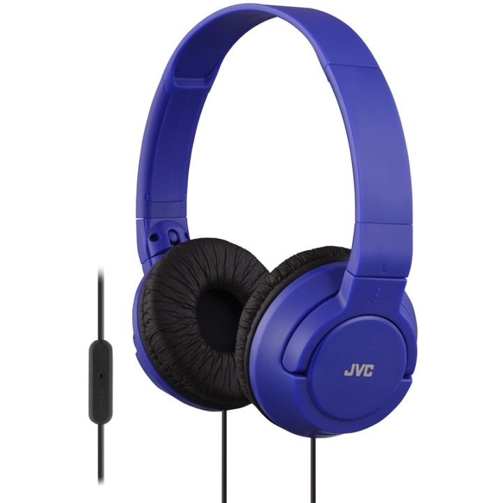 JVC Hörlur SR185 On-Ear Remote Mic Mörkblå in the group HOME ELECTRONICS / Audio & Picture / Headphones & Accessories / Headphones at TP E-commerce Nordic AB (38-64929)