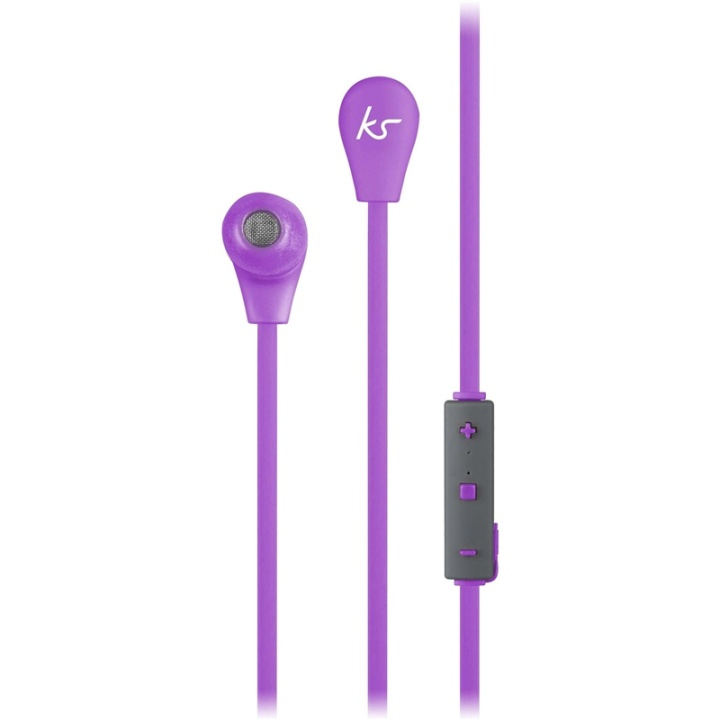 KITSOUND Headphone Bounce Purple In-Ear Wireless Mic in the group HOME ELECTRONICS / Audio & Picture / Headphones & Accessories / Headphones at TP E-commerce Nordic AB (38-65006)