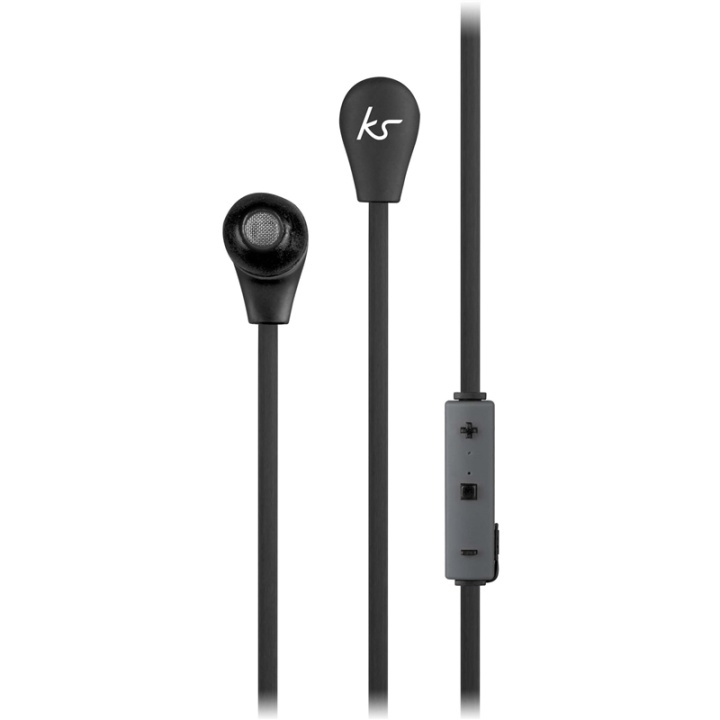 KITSOUND Headphone Bounce Black In-Ear Wireless Mic in the group HOME ELECTRONICS / Audio & Picture / Headphones & Accessories / Headphones at TP E-commerce Nordic AB (38-65008)