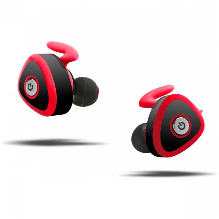 KitSound Hörlur Comet In-Ear True Wireless Röd in the group HOME ELECTRONICS / Audio & Picture / Headphones & Accessories / Headphones at TP E-commerce Nordic AB (38-65013)