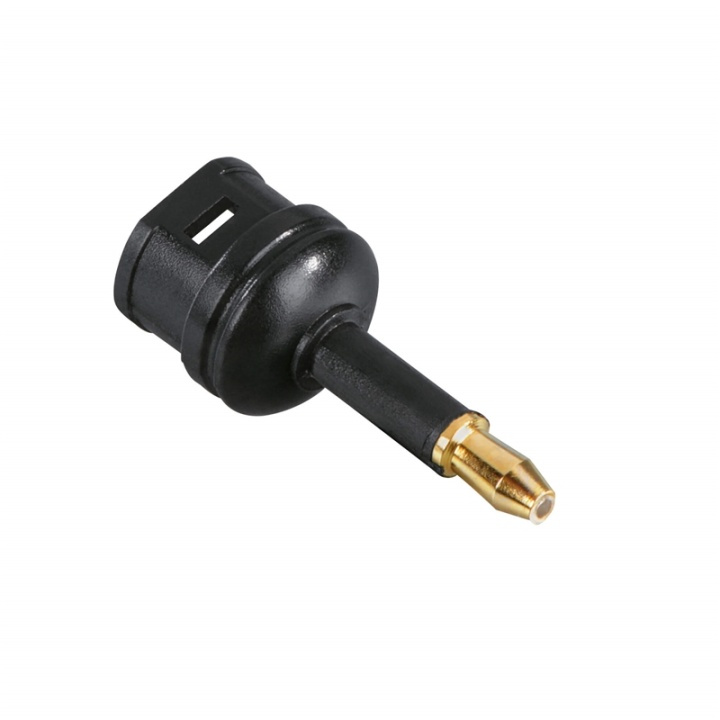 Hama Adapter ODT Toslink 3.5mm Hona-Hane Guld Svart in the group HOME ELECTRONICS / Cables & Adapters / Audio analog / Adapters at TP E-commerce Nordic AB (38-65932)