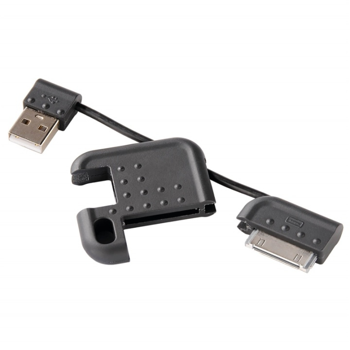 Hama iPhone3/4 USBladdare Mini Travel mini-laddare och synk MFI in the group SMARTPHONE & TABLETS / Chargers & Cables / Cables / Cables 30 pin at TP E-commerce Nordic AB (38-65941)