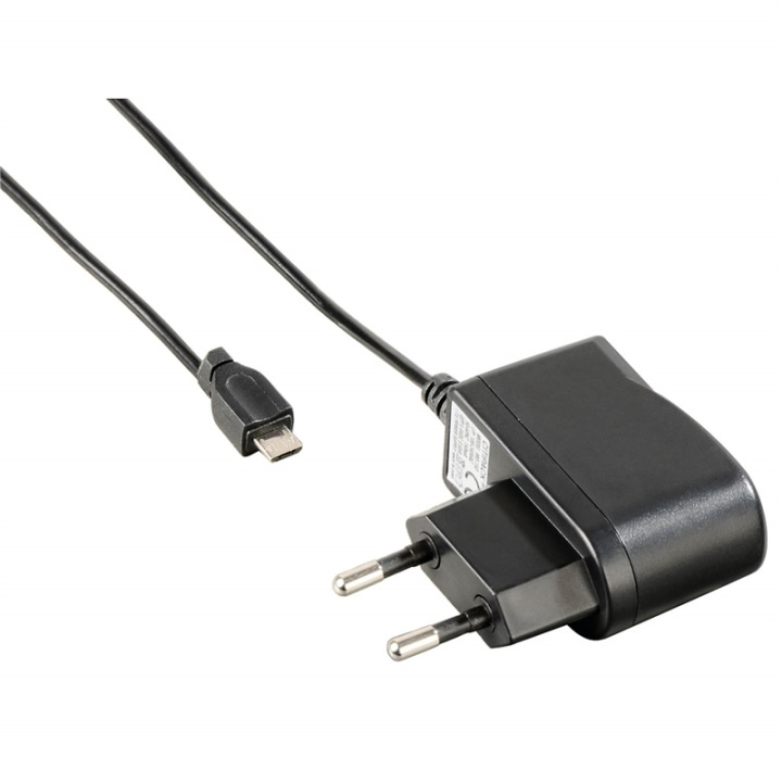 Hama Laddare 220V MicroUSB 1A Svart in the group SMARTPHONE & TABLETS / Chargers & Cables / Wall charger / Wall charger microUSB at TP E-commerce Nordic AB (38-65963)