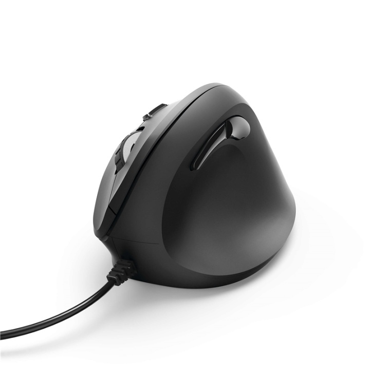 HAMA Mouse EMC-500 Ergonomic Vertical Black in the group COMPUTERS & PERIPHERALS / Mice & Keyboards / Mice / Corded at TP E-commerce Nordic AB (38-65972)