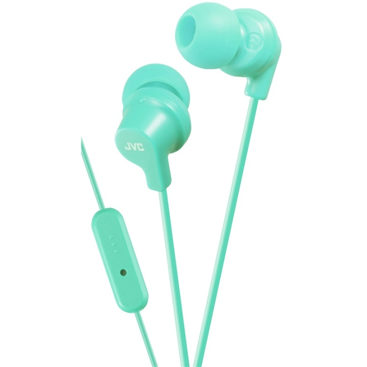 JVC Hörlur FR15 In-Ear Remote Mic Mint Blå in the group HOME ELECTRONICS / Audio & Picture / Headphones & Accessories / Headphones at TP E-commerce Nordic AB (38-66004)