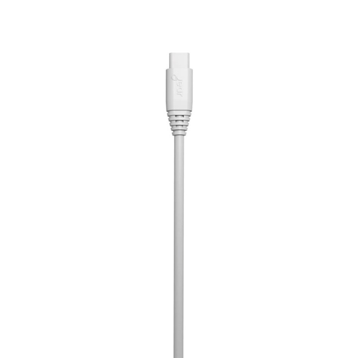 GEAR Round Charging Cable MicroUSB to USB-A 1m White in the group SMARTPHONE & TABLETS / Chargers & Cables / Cables / Cables microUSB at TP E-commerce Nordic AB (38-66154)