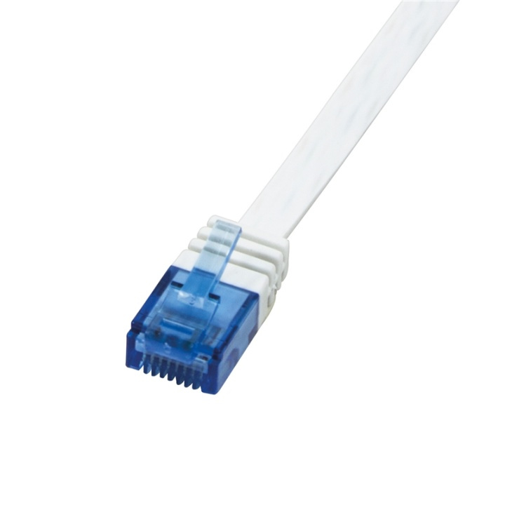 LogiLink Patchkabel Flat Cat6 U/UTP 10m in the group COMPUTERS & PERIPHERALS / Computer cables / Network cables / Cat6 at TP E-commerce Nordic AB (38-66578)