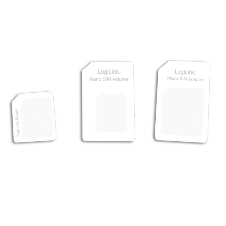 LogiLink SIM-kortsadaptrar 3-pack in the group SMARTPHONE & TABLETS / Other accessories / Other at TP E-commerce Nordic AB (38-66586)