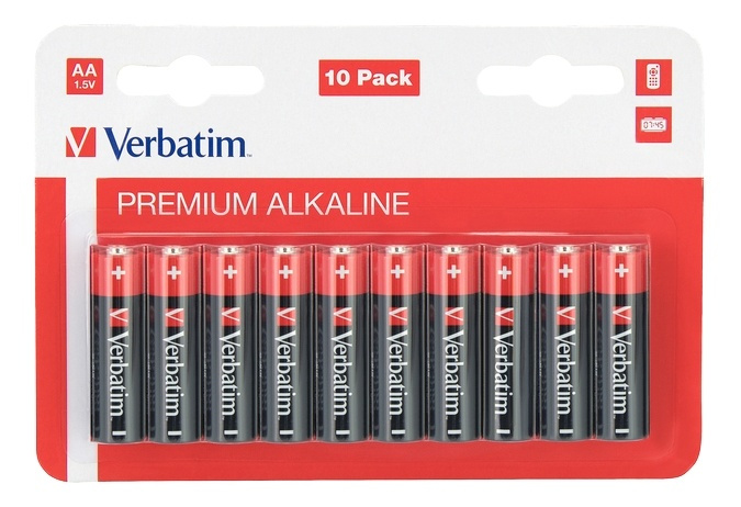 Alkaline Battery AA 10 Pack / LR6 in the group HOME ELECTRONICS / Batteries & Chargers / Batteries / AA at TP E-commerce Nordic AB (38-67019)