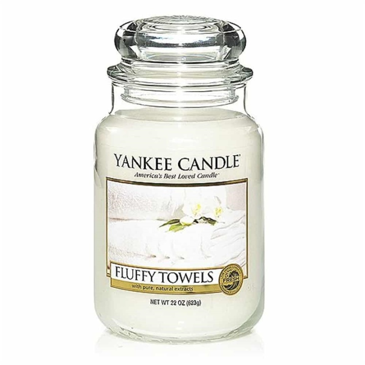 Yankee Candle Classic Large Jar Fluffy Towels Candle 623g in the group BEAUTY & HEALTH / Fragrance & Perfume / Other fragrances / Scented candles at TP E-commerce Nordic AB (38-67633)