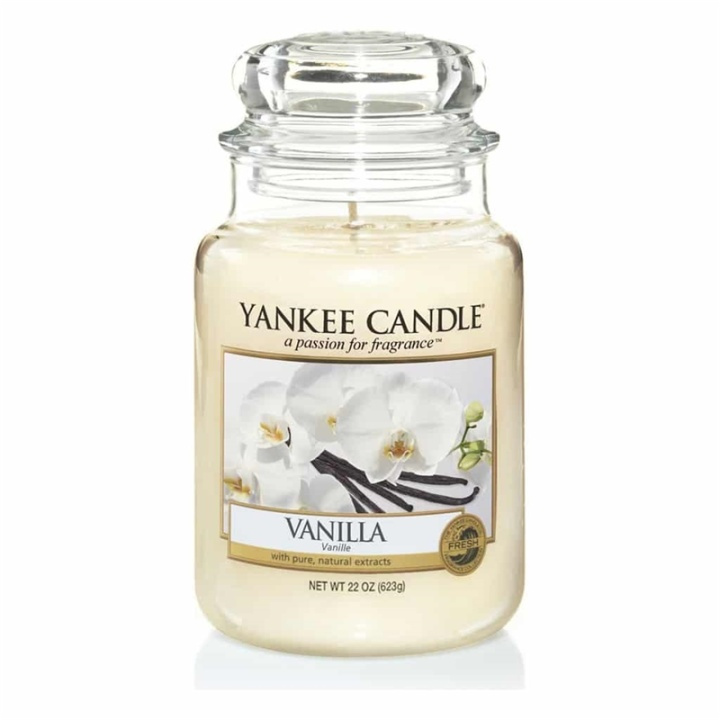 Yankee Candle Classic Large Jar Vanilla Candle 623g in the group BEAUTY & HEALTH / Fragrance & Perfume / Other fragrances / Scented candles at TP E-commerce Nordic AB (38-67653)
