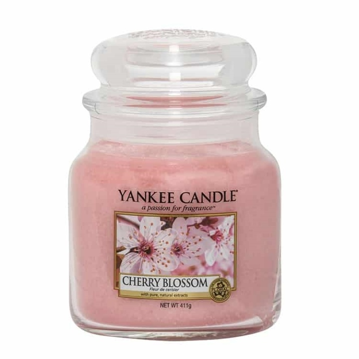 Yankee Candle Classic Medium Cherry Blossom Candle 411g in the group BEAUTY & HEALTH / Fragrance & Perfume / Other fragrances / Scented candles at TP E-commerce Nordic AB (38-67658)