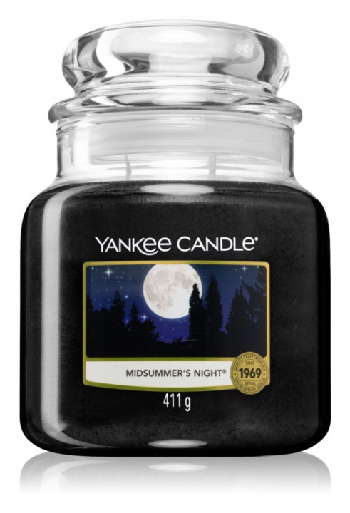 Yankee Candle Classic Medium Jar Midsummer Night Candle 411g in the group BEAUTY & HEALTH / Fragrance & Perfume / Other fragrances / Scented candles at TP E-commerce Nordic AB (38-67672)