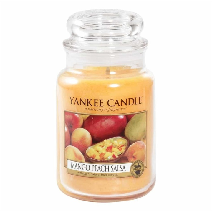 Yankee Candle Large Jar Mango Peach Salsa Candle 623g in the group BEAUTY & HEALTH / Fragrance & Perfume / Other fragrances / Scented candles at TP E-commerce Nordic AB (38-67702)