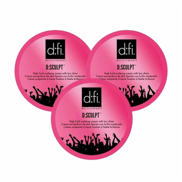 3-pack D:fi D:sculpt 150g in the group BEAUTY & HEALTH / Hair & Styling / Hair styling / Hair wax at TP E-commerce Nordic AB (38-67969)