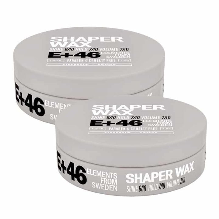 2-pack E+46 Shaper Wax 100ml in the group BEAUTY & HEALTH / Hair & Styling / Hair styling / Hair wax at TP E-commerce Nordic AB (38-67973)