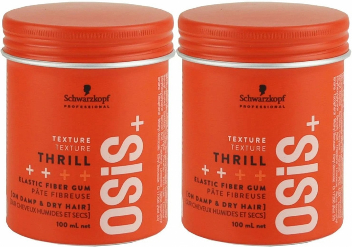 2-pack Schwarzkopf Osis Thrill 100ml in the group BEAUTY & HEALTH / Hair & Styling / Hair styling / Hair wax at TP E-commerce Nordic AB (38-67992)
