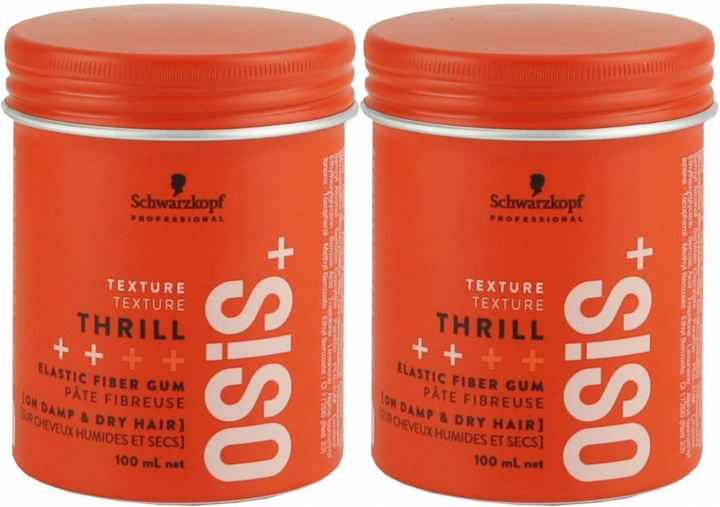 2-pack Schwarzkopf Osis Thrill 100ml in the group BEAUTY & HEALTH / Hair & Styling / Hair styling / Hair wax at TP E-commerce Nordic AB (38-67992)