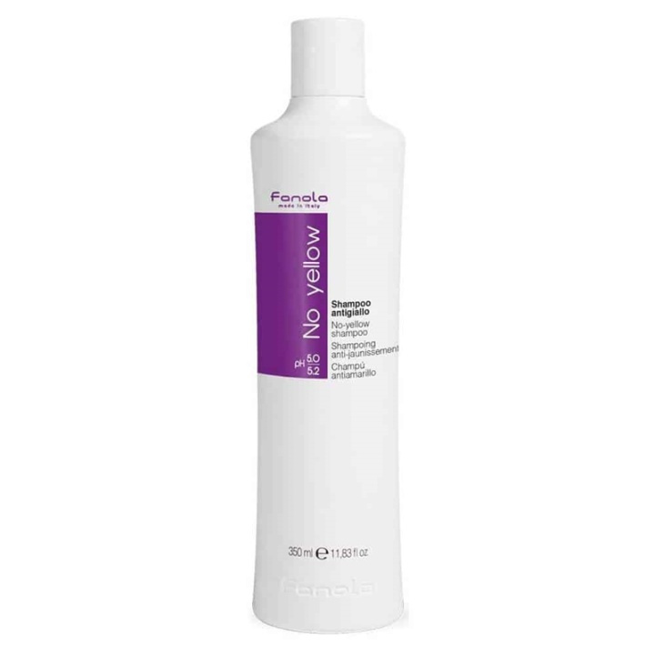 Fanola No Yellow Schampoo 350ml in the group BEAUTY & HEALTH / Hair & Styling / Hair care / Hair Dye / Silver shampoo at TP E-commerce Nordic AB (38-68162)