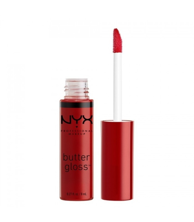 NYX PROF. MAKEUP Butter Gloss - 20 Red Velvet in the group BEAUTY & HEALTH / Makeup / Lips / Lipp gloss at TP E-commerce Nordic AB (38-68344)