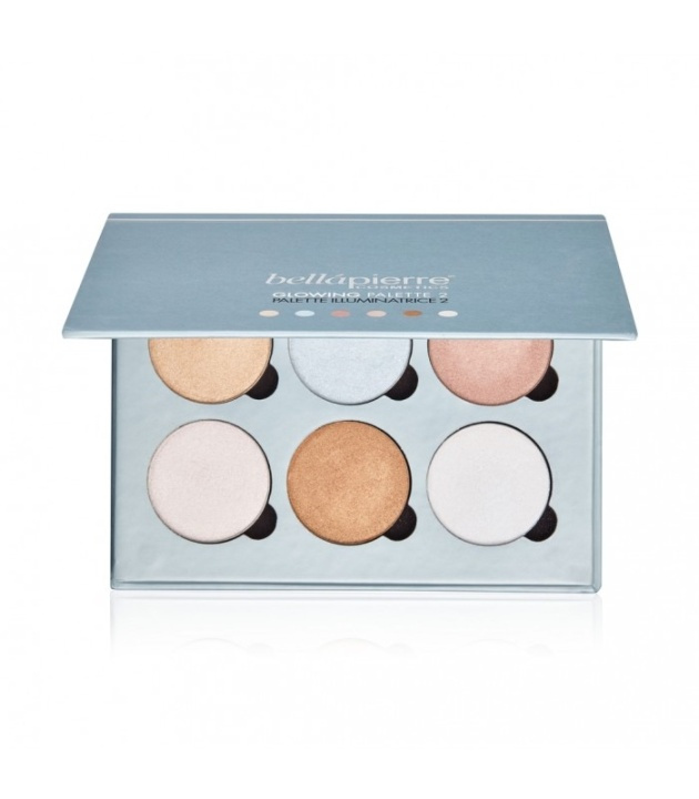 Bellapierre Glowing palette 2 in the group BEAUTY & HEALTH / Makeup / Facial makeup / Contour/Highlight at TP E-commerce Nordic AB (38-68874)