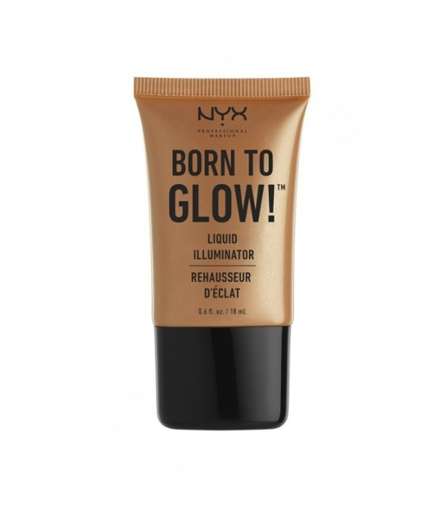 NYX PROF. MAKEUP Born To Glow Born To Glow Liquid Illuminator - Pure Gold in the group BEAUTY & HEALTH / Makeup / Facial makeup / Contour/Highlight at TP E-commerce Nordic AB (38-68905)