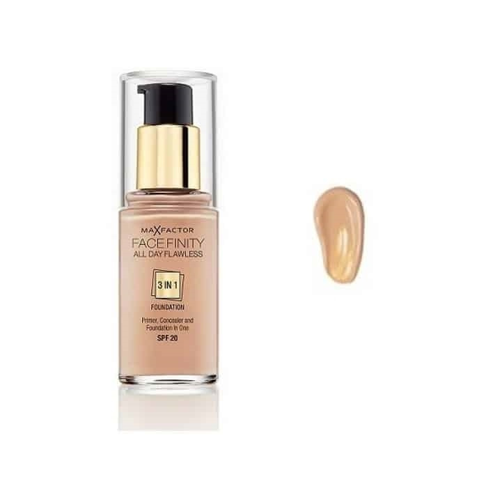 Max Factor Facefinity 3 In 1 Foundation 60 Sand in the group BEAUTY & HEALTH / Makeup / Facial makeup / Foundation at TP E-commerce Nordic AB (38-68988)