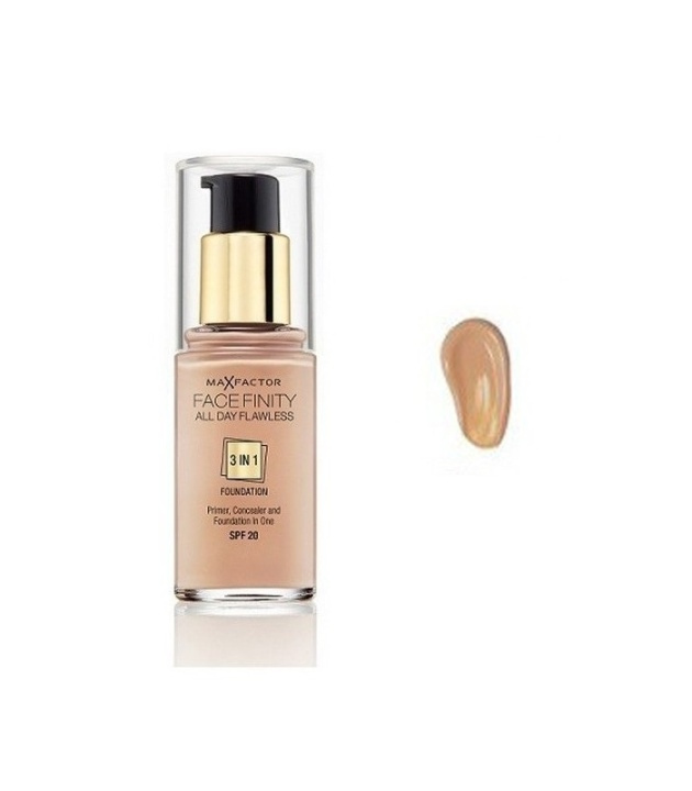 Max Factor Facefinity 3 In 1 Foundation 77 Soft Honey in the group BEAUTY & HEALTH / Makeup / Facial makeup / Foundation at TP E-commerce Nordic AB (38-68991)