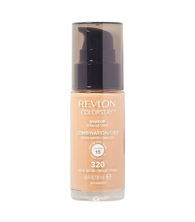 Revlon Colorstay Combination/Oily Skin - 320 True Beige 30ml in the group BEAUTY & HEALTH / Makeup / Facial makeup / Foundation at TP E-commerce Nordic AB (38-69102)