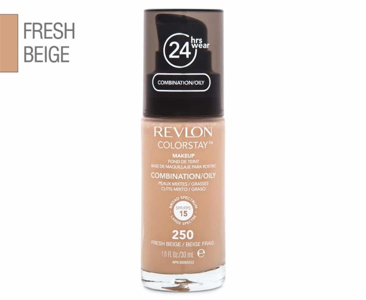 Revlon Colorstay Makeup Combination/Oily Skin - 250 Fresh Beige 30ml in the group BEAUTY & HEALTH / Makeup / Facial makeup / Foundation at TP E-commerce Nordic AB (38-69106)
