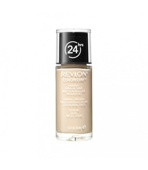 Revlon Colorstay Makeup Normal/Dry Skin - 110 Ivory 30ml in the group BEAUTY & HEALTH / Makeup / Facial makeup / Foundation at TP E-commerce Nordic AB (38-69113)