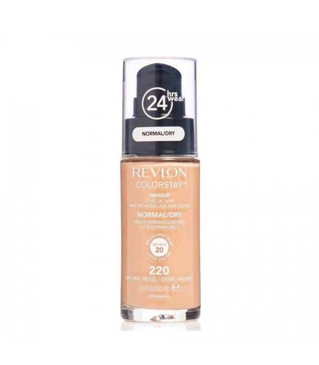 Revlon Colorstay Makeup Normal/Dry Skin - 220 Natural Beige 30ml in the group BEAUTY & HEALTH / Makeup / Facial makeup / Foundation at TP E-commerce Nordic AB (38-69117)
