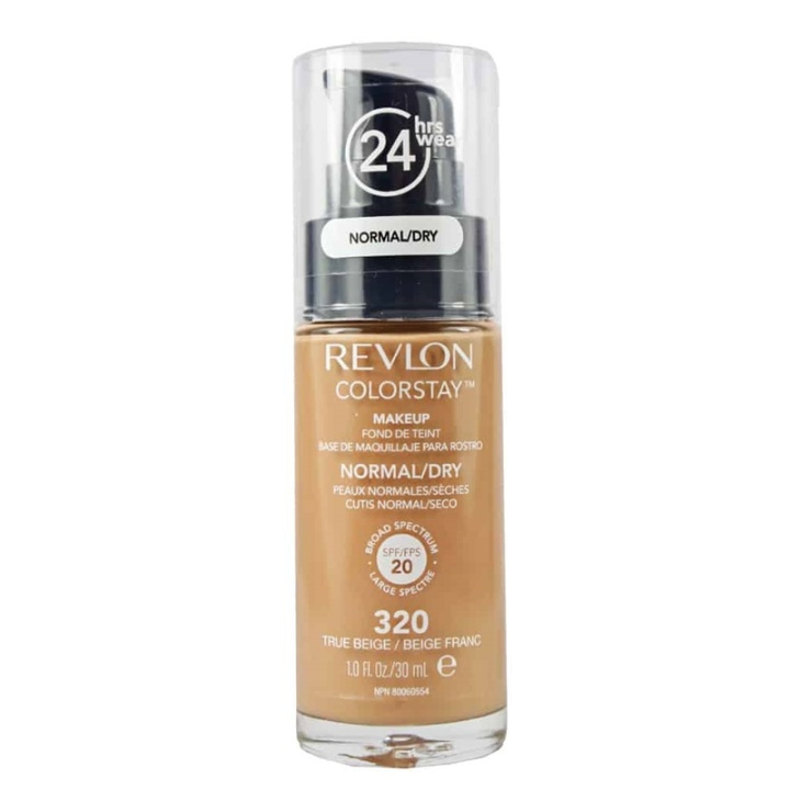 Revlon Colorstay Makeup Normal/Dry Skin - 320 True Beige 30ml in the group BEAUTY & HEALTH / Makeup / Facial makeup / Foundation at TP E-commerce Nordic AB (38-69119)